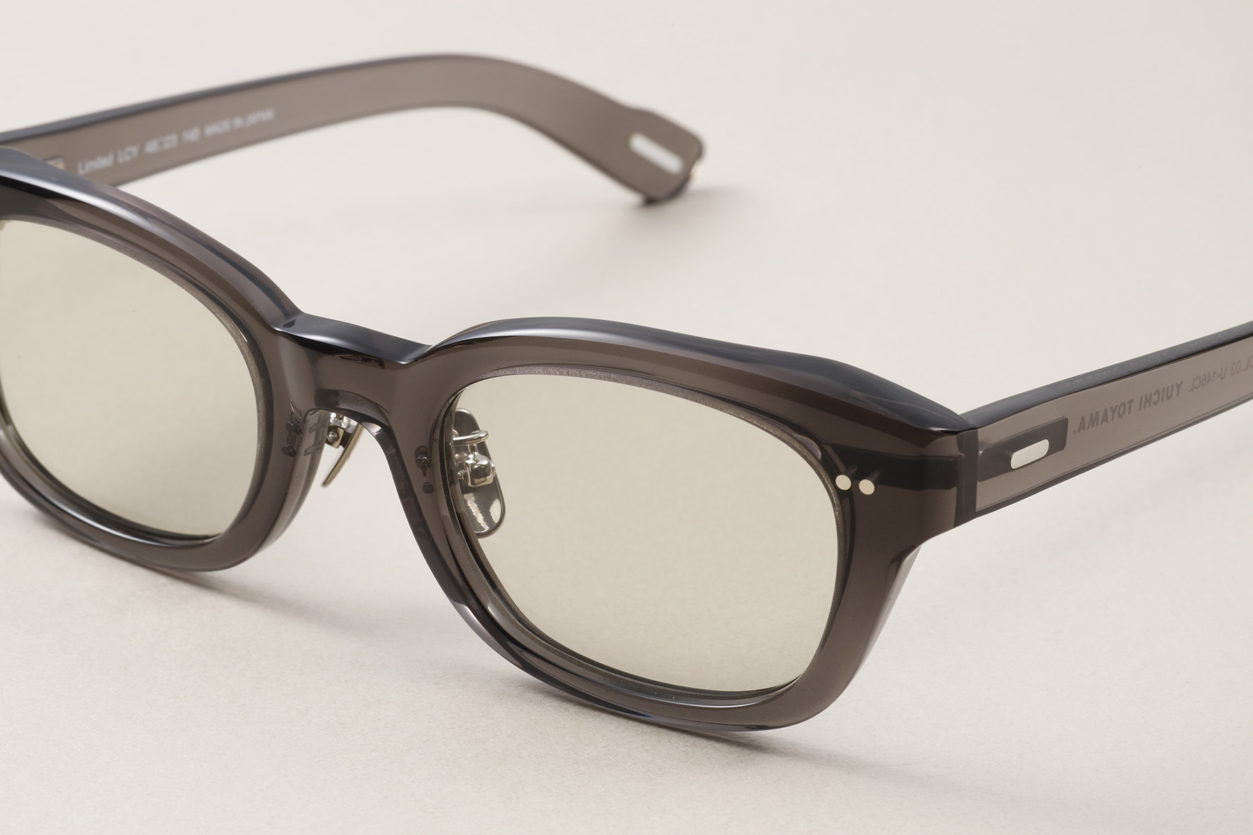 YUICHI TOYAMA.別注セルロイドモデル誕生 | NEWS – decora/G.B.Gafas 